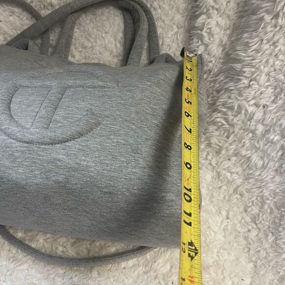 UGG X Telfar Classic Gray Fleece medium Tote /shoulder Bag - Picture 8 of 16